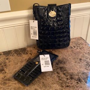 🆕Brahmin Black Marley & Credit Card Wallet